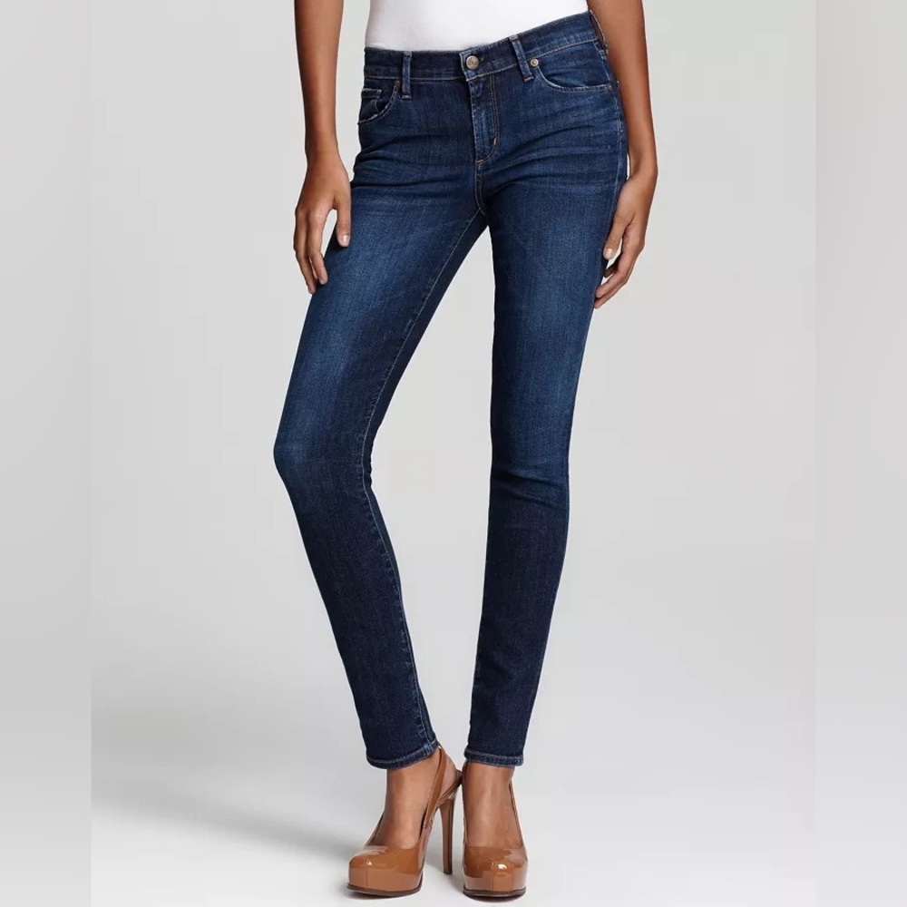 NWOT Citizens of Humanity Avedon Low Rise Skinny Dark Wash Jean Size 26